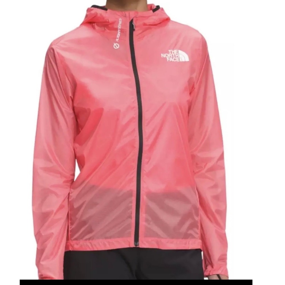 The North Face | NEW Woman's Neon Coral Pink Flight Lightriser Wind Jacket, XS